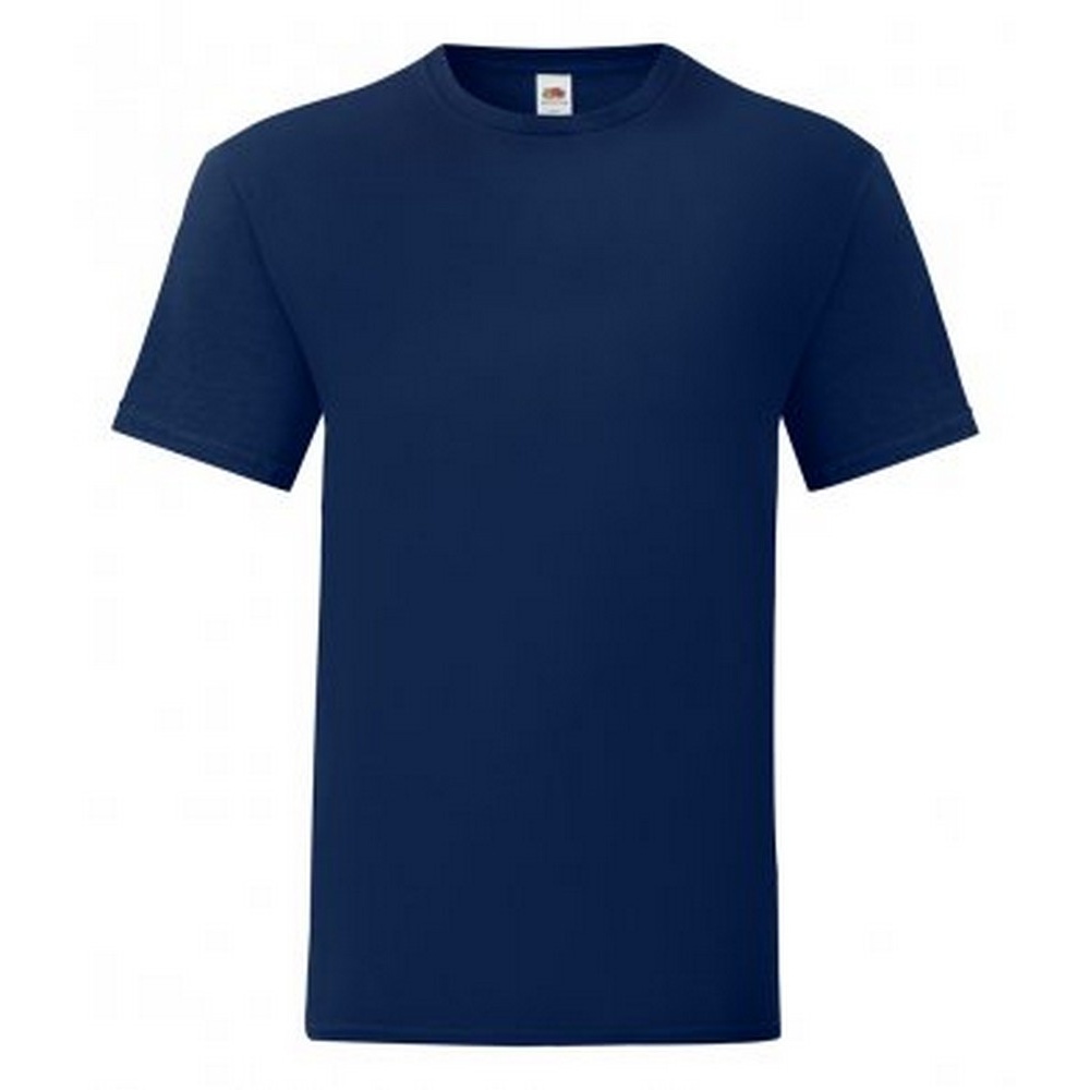 Fruit of the Loom Mens Iconic T-Shirt (Pack of 5) (Navy) - Size 3XL