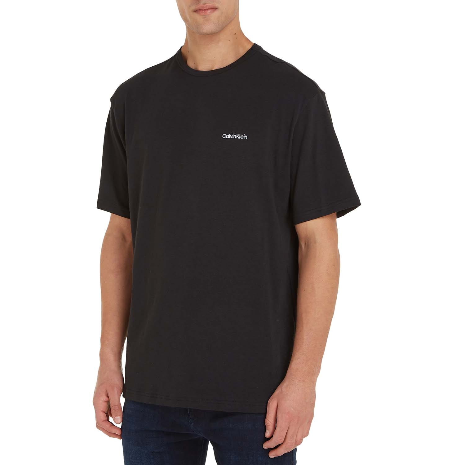 Heren Calvin Klein Lounge T-shirt in Zwart