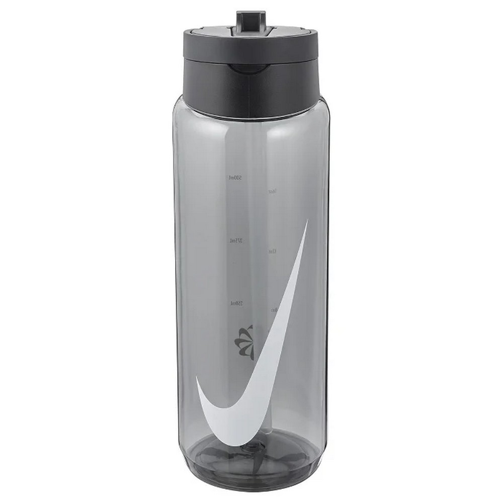 Nike Unisex Renew Recharge Graphic Print Water Bottle (Antracite/Black/White) Stainless Steel - One Size