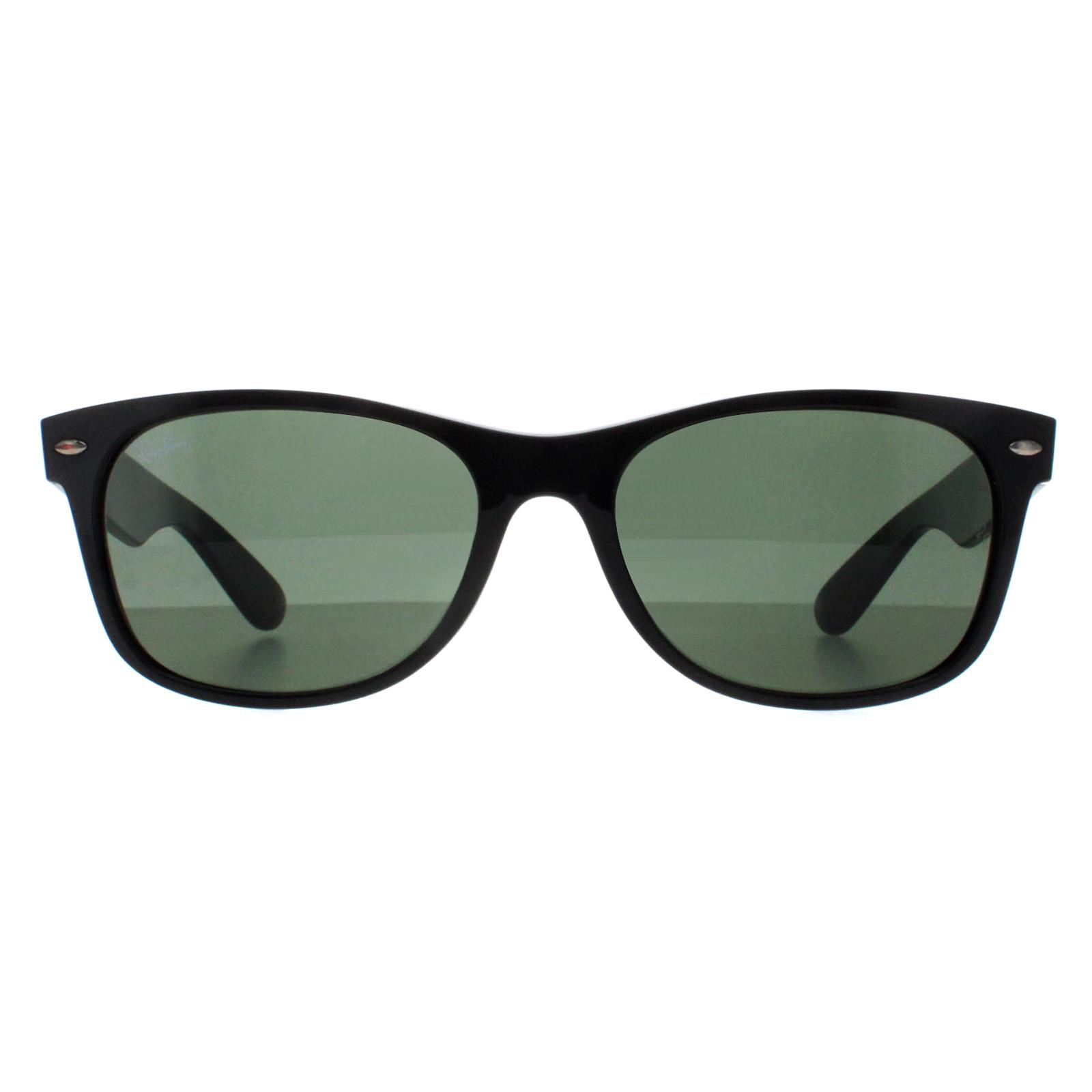 Ray-Ban Rectangle Unisex Black G-15 Green RB2132 - One Size