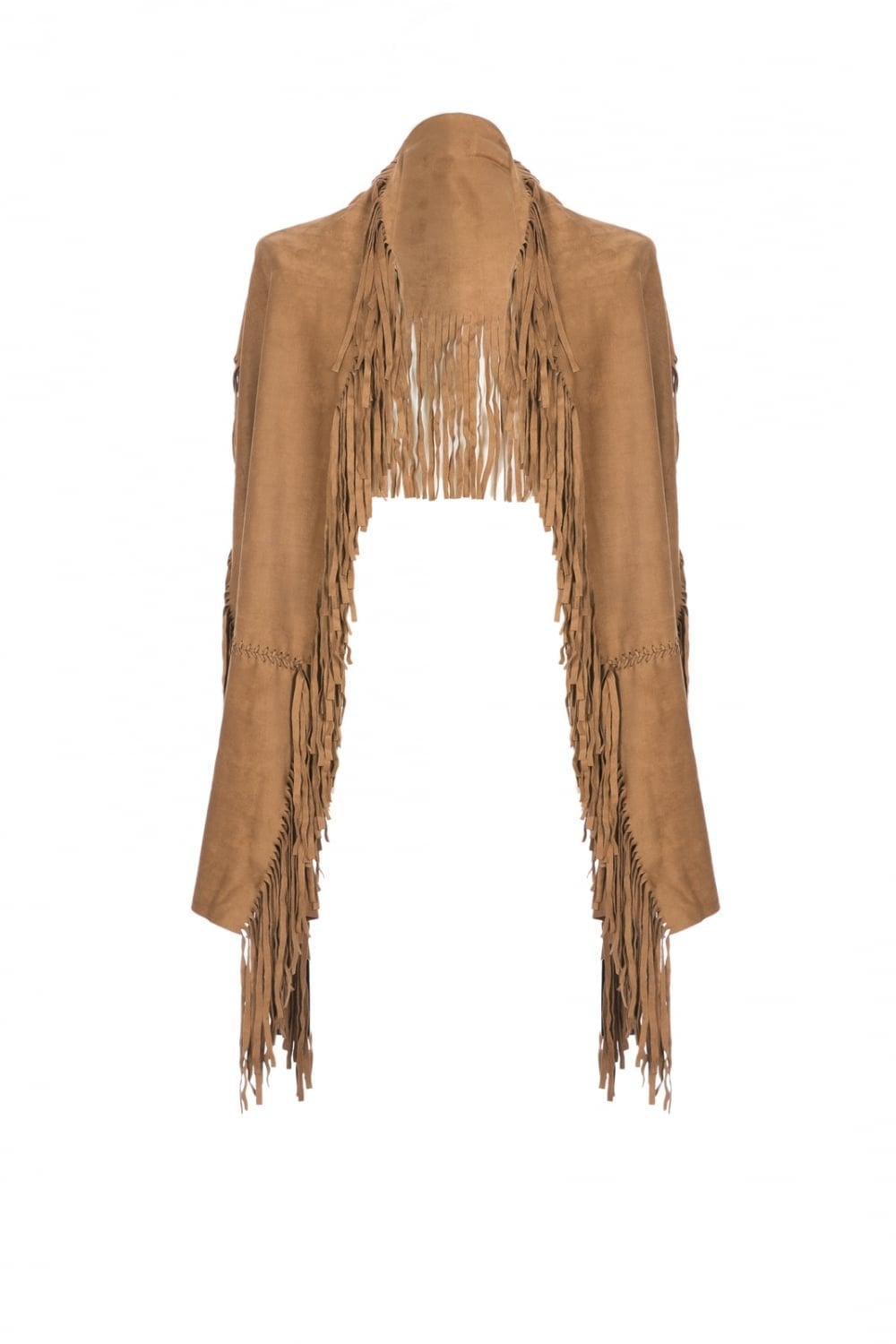 Jayley Suede Effect Reversible Scarf - Brown - One Size