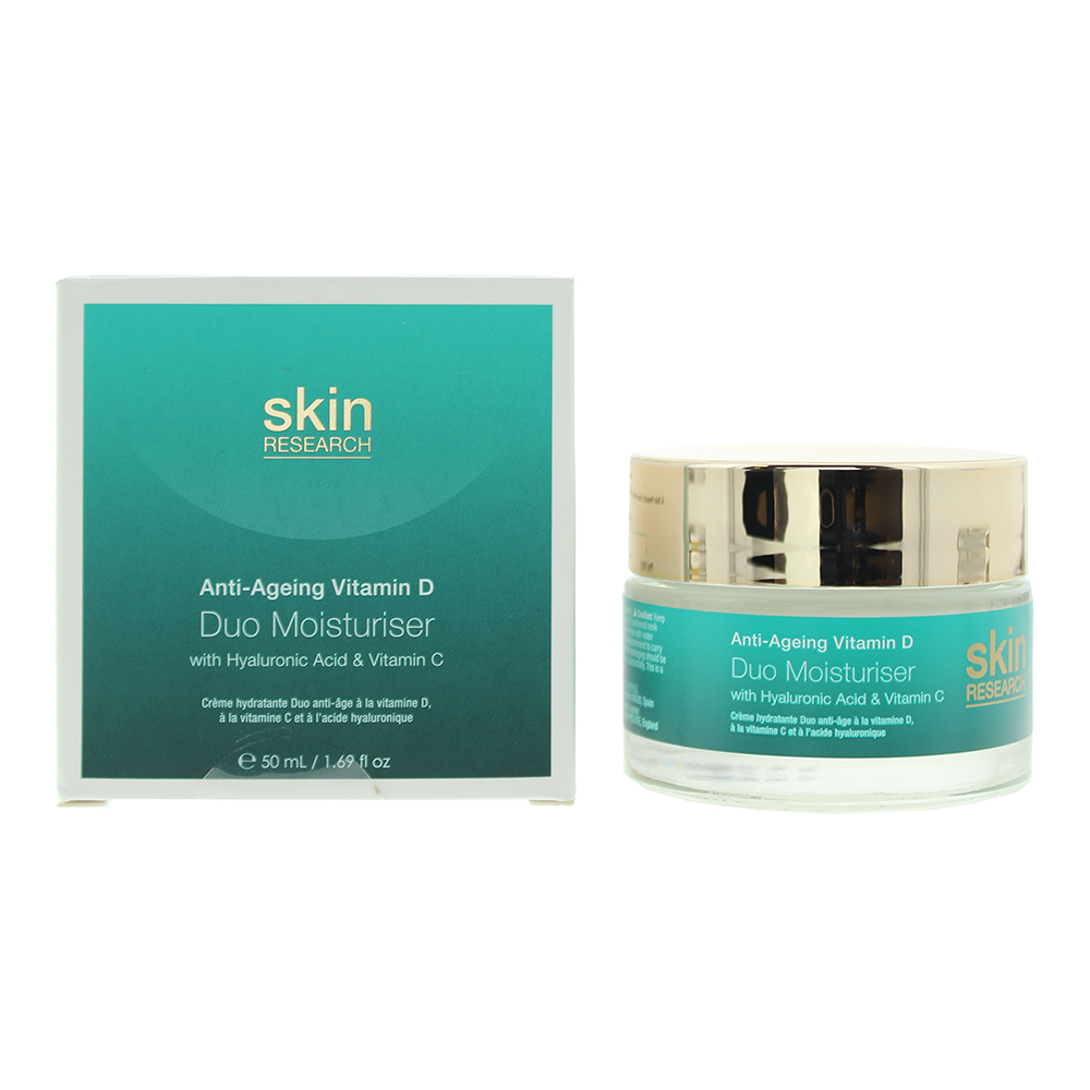 Skin Research Womens Anti-Ageing Vitamin D With Hyaluronic Acid & C Duo Moisturiser 50ml - NA - One Size