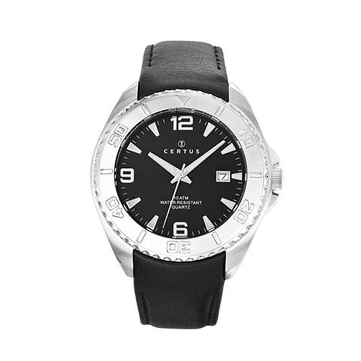 Certus : Mens Black Watch Leather - One Size