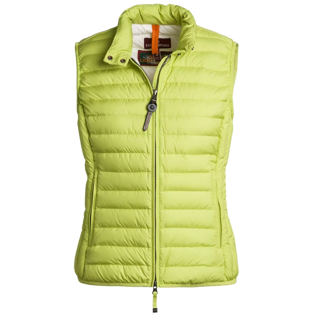 Parajumpers Womens Dodie Lime Green Gilet Jacket - Size Large