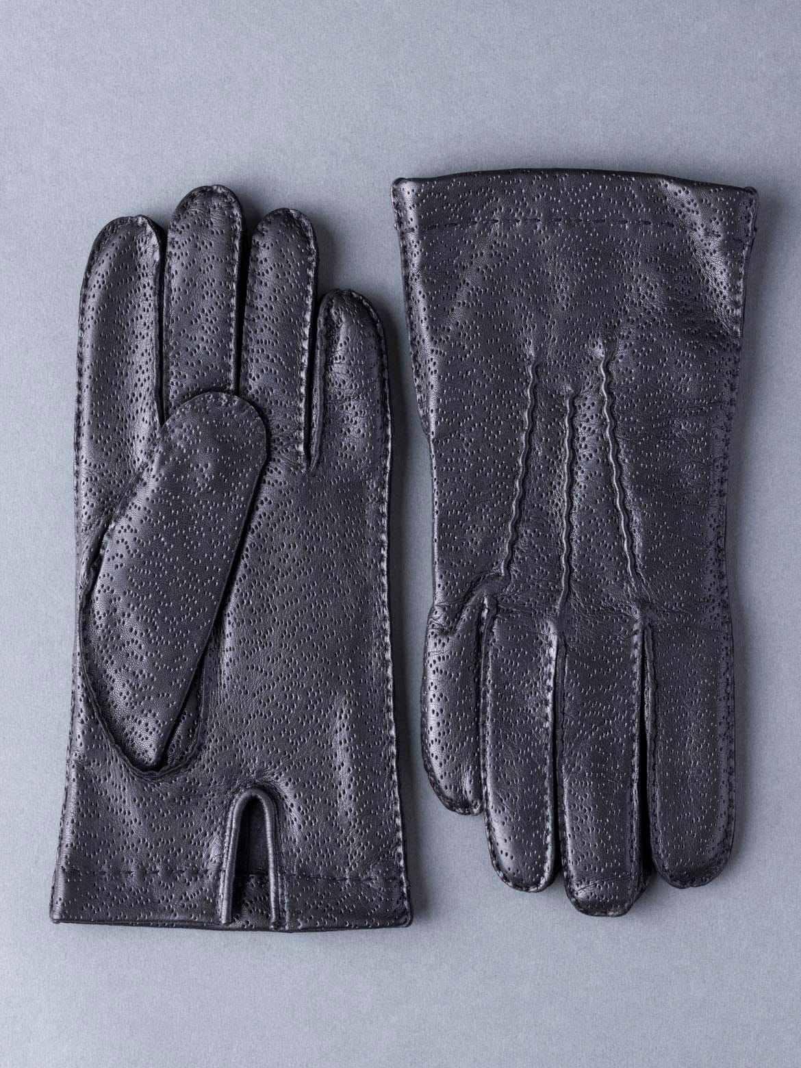 Lakeland Leather Mens Phil Gloves in Black - Size Small