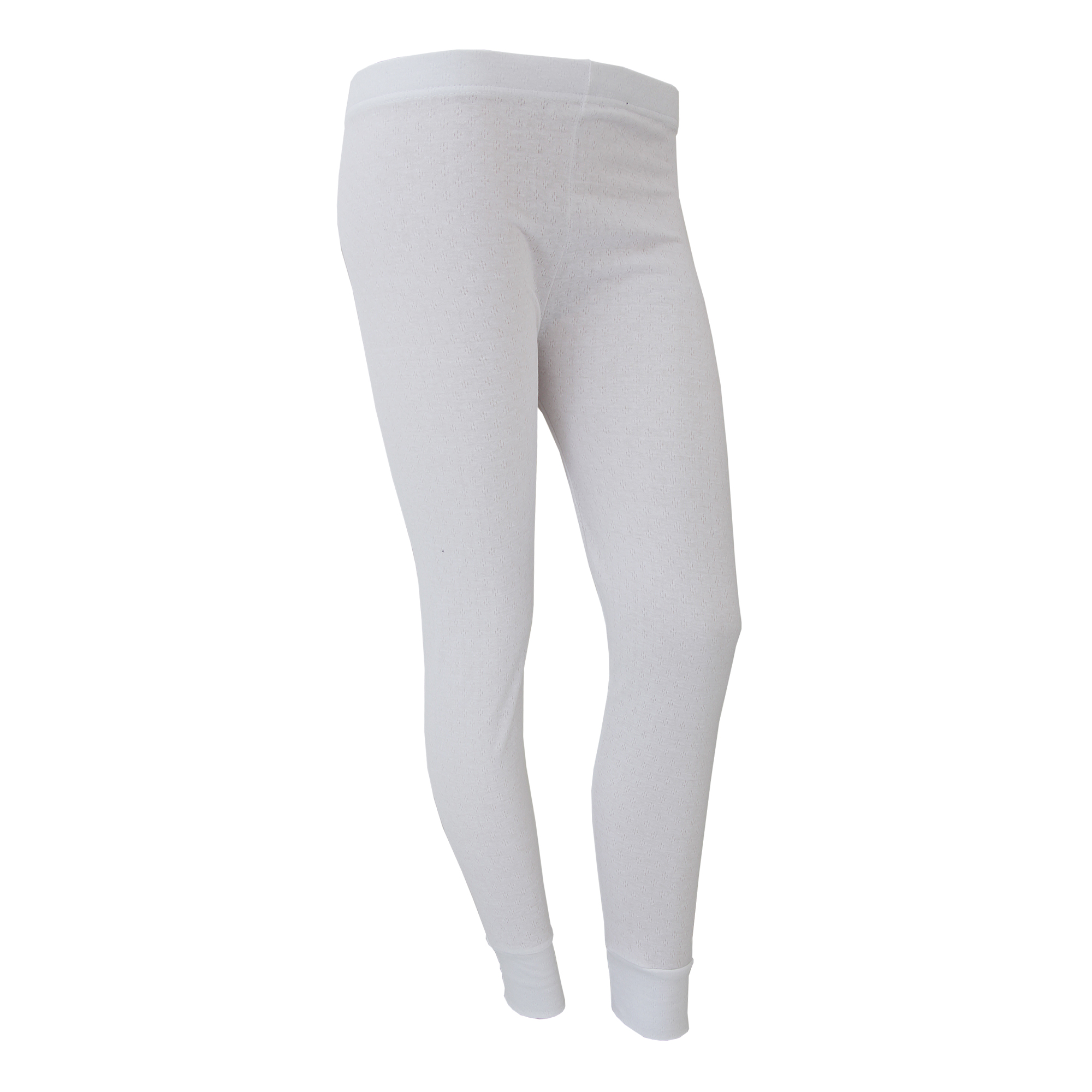 FLOSO Ladies/Womens Thermal Underwear Long Jane/Johns (Standard Range) (White) - Size 30