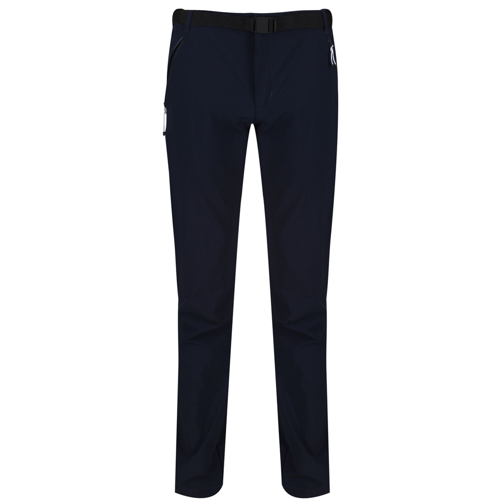 Regatta Mens Xert Stretch III Lightweight Walking Trousers - Navy - Size 46 (Waist)