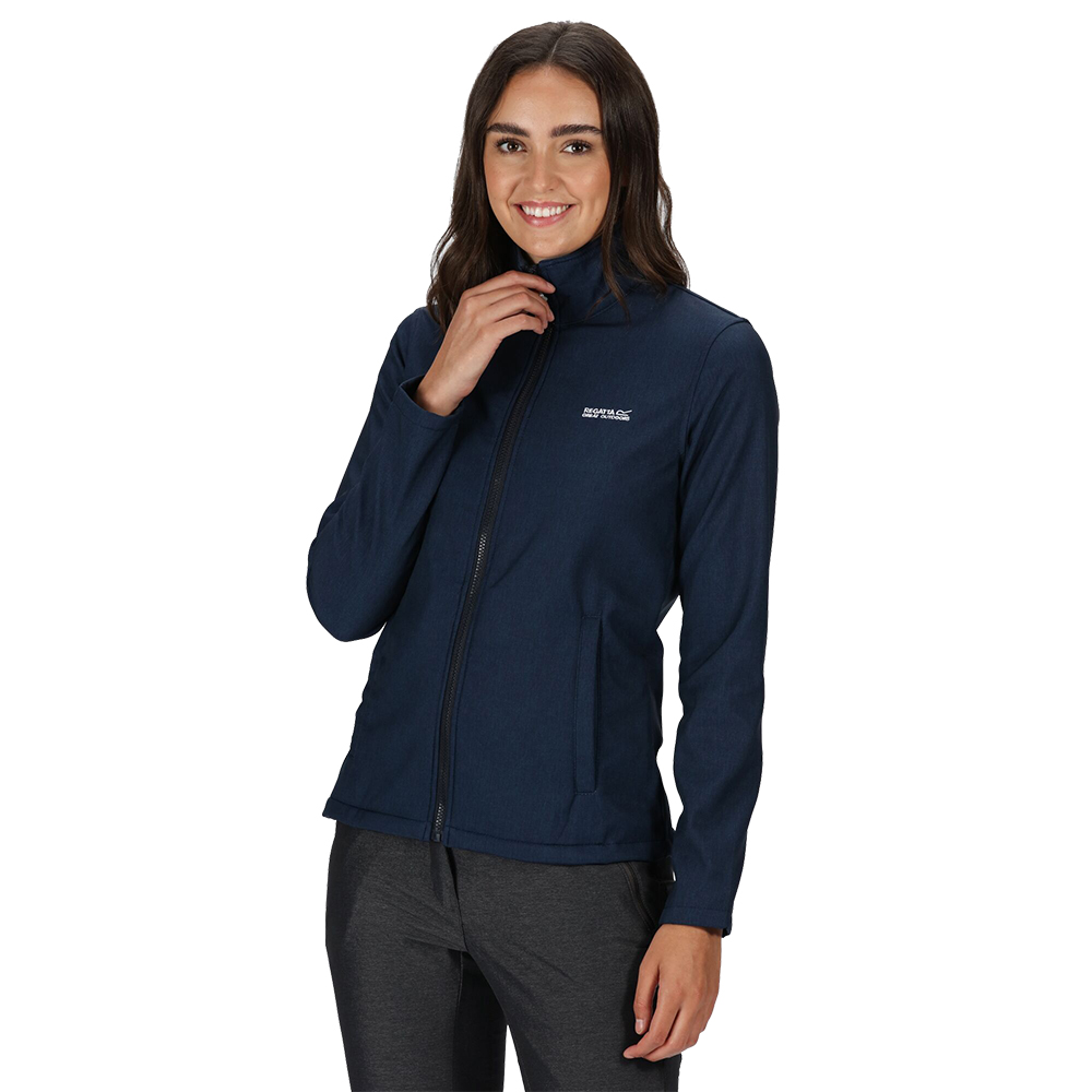 Regatta Womens Connie V Wind Resistant Softshell Jacket - Navy - Size 12 UK