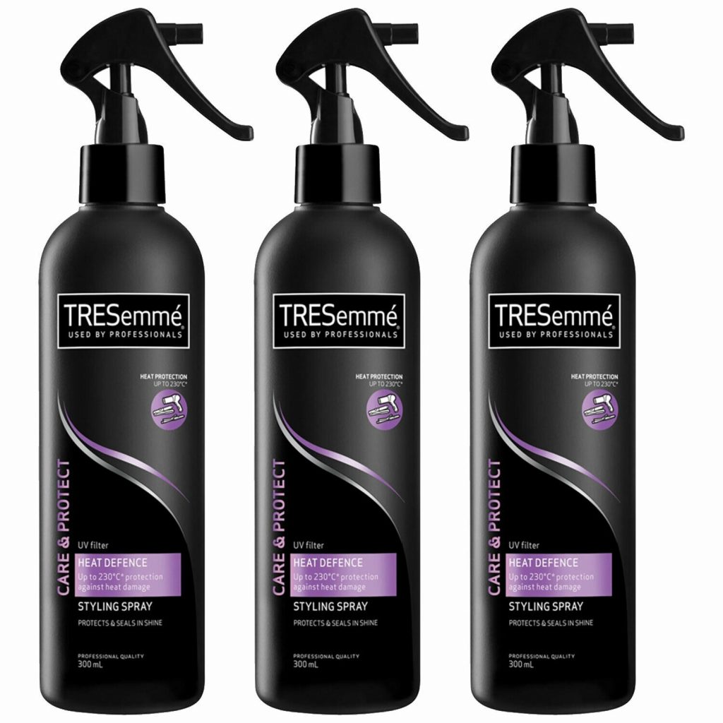 Tresemme Unisex Heat Defence Up to 230*C* Protection Hair Spray, Pack of 3, 300ml - NA - One Size