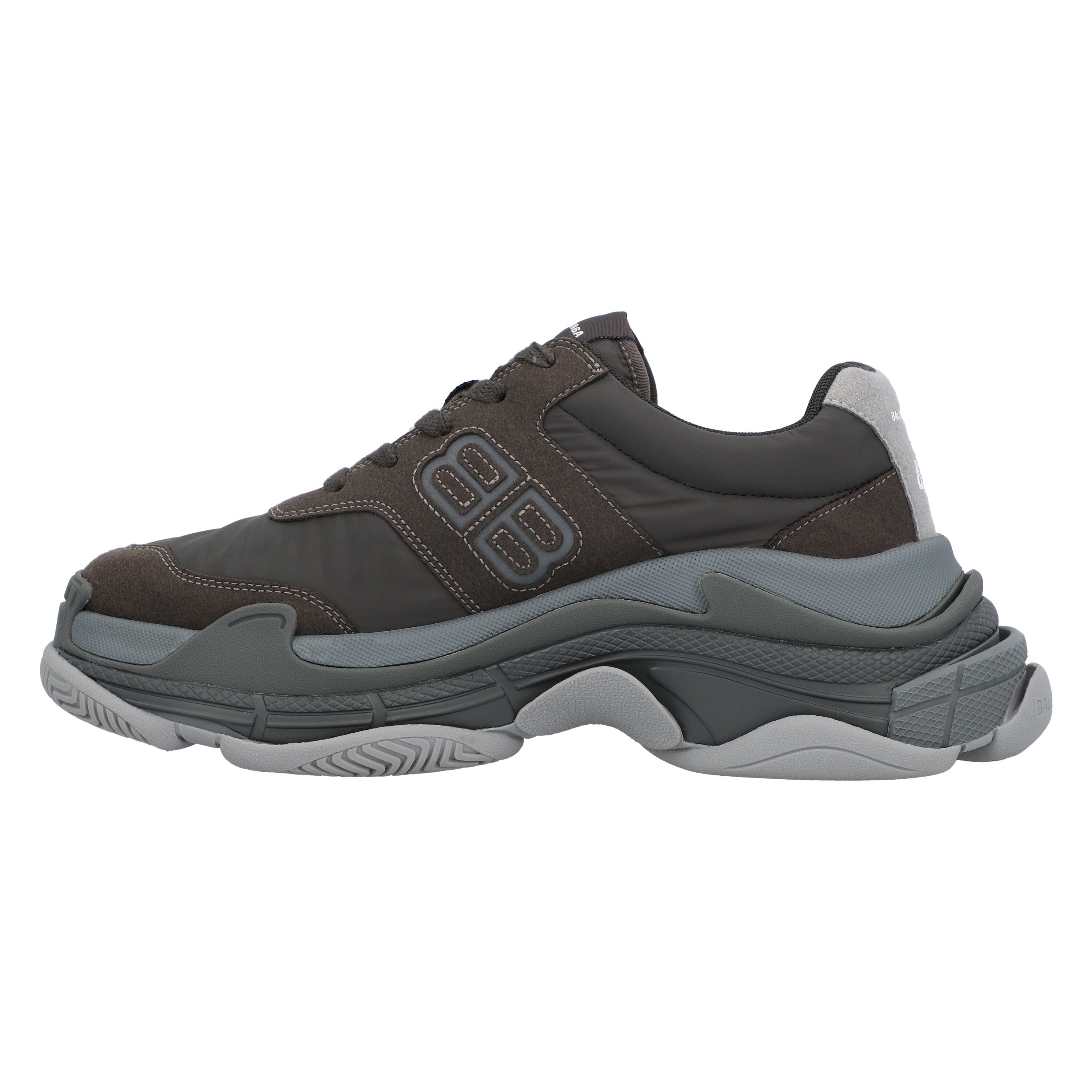 Balenciaga Triple S Mörkgrå Mix låga sneakers herr – bild 2