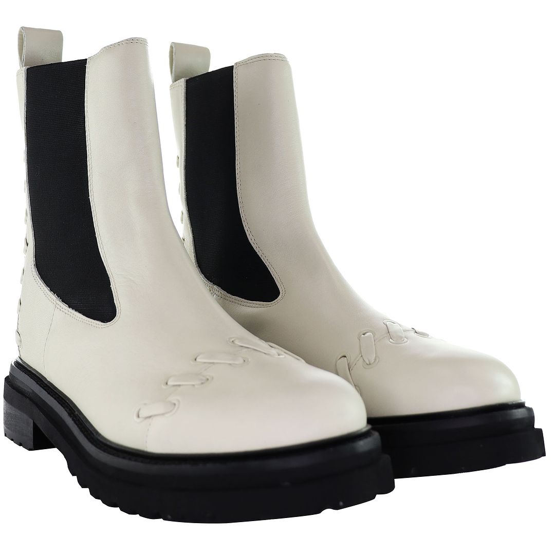 Ted Baker Lukki Chelsea Boot med piskstygnsdetalj, Naturell kängor & boots dam – bild 4