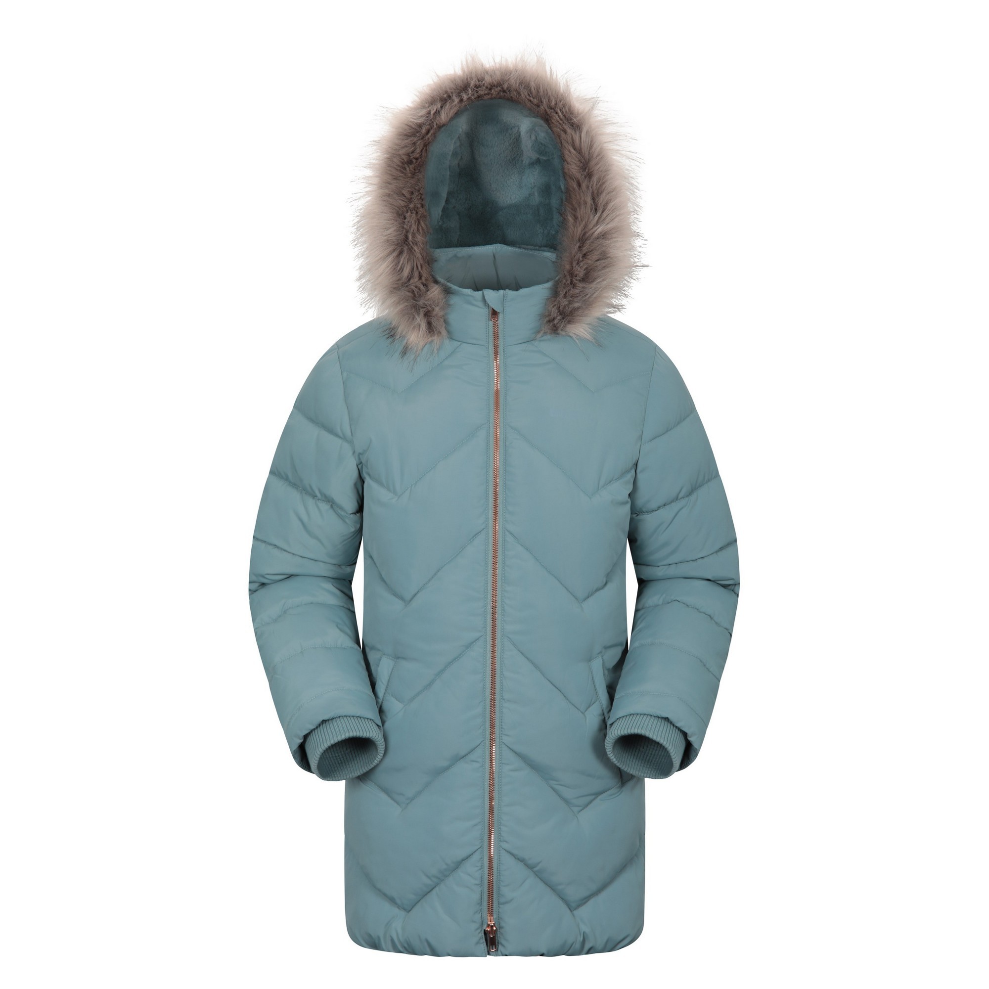 Mountain Warehouse Childrens/Kids Galaxy Wasserdichte gepolsterte Jacke (Teal)