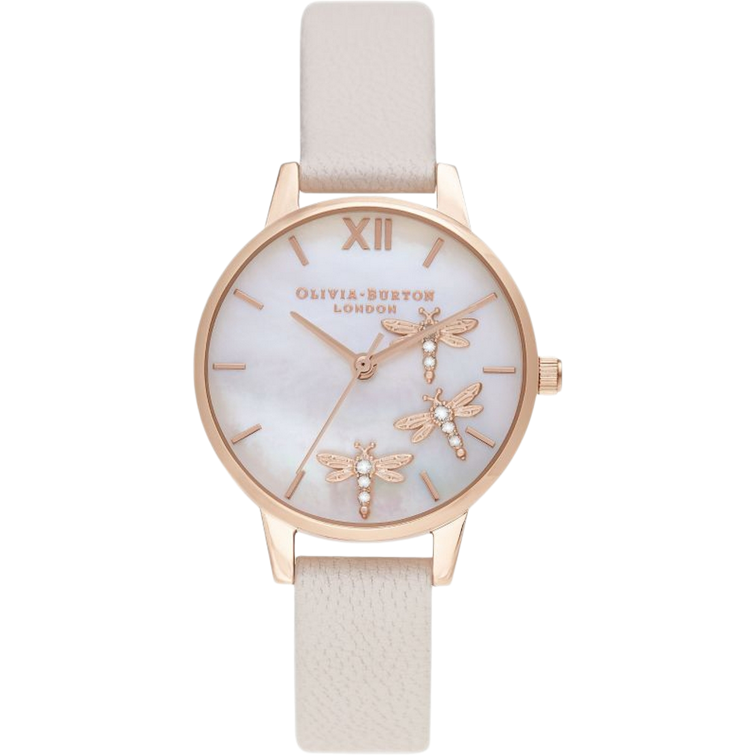 Olivia Burton Damenuhr Quarz Roségold