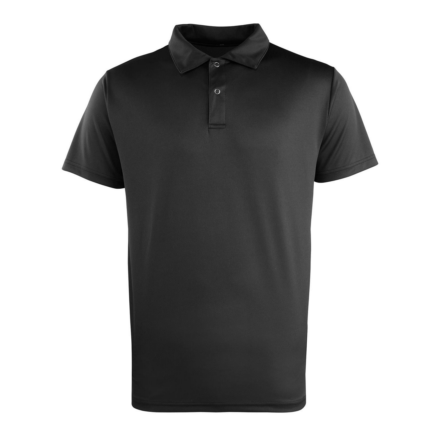 Thumbnail - Premier - "Coolchecker" Poloshirt für Herren/Damen Unisex (Schwarz)