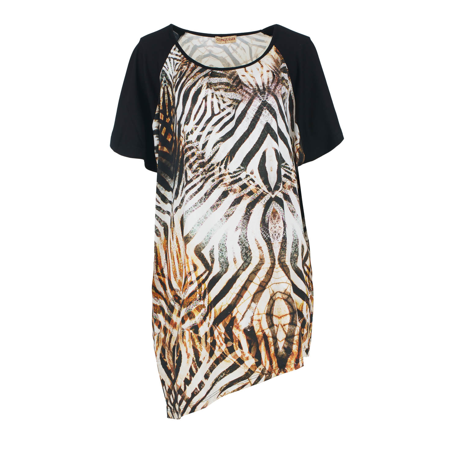 Thumbnail - Exotische Allüre Plus Size Jersey-Tunika