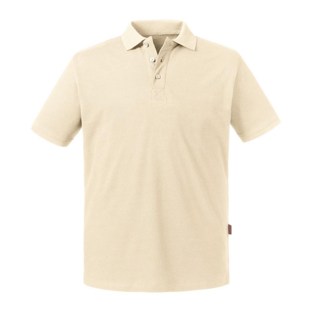 Russell Herren Polo-Shirt Pure Organic (Natur)