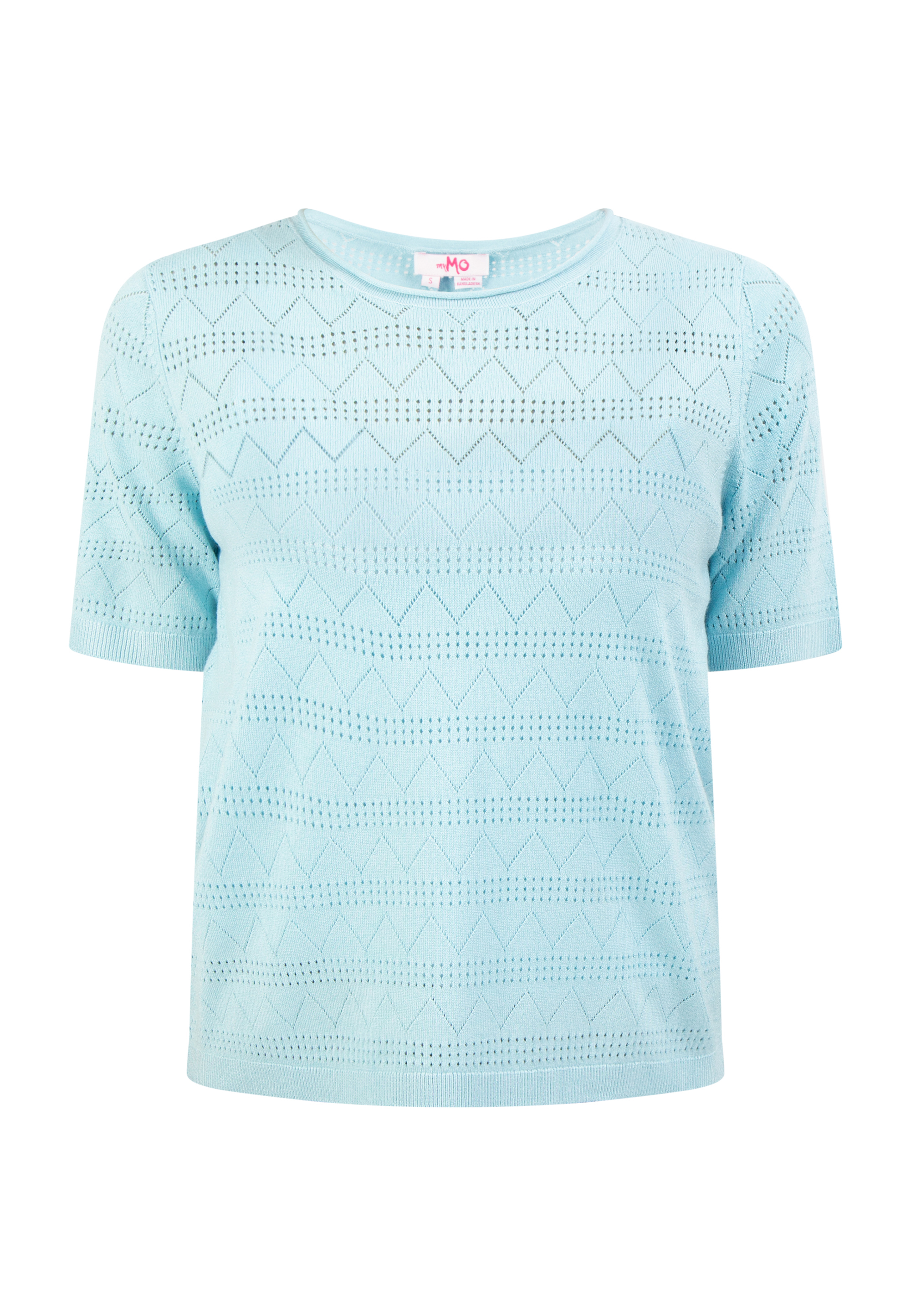 Thumbnail - Mymo Strickpullover Damen hellblau