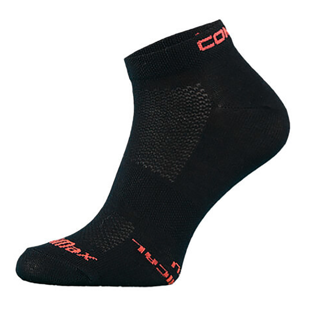Thumbnail - COMODO - Compressport Chaussettes Running | Basses | Coolmax | Renforcées - Noir