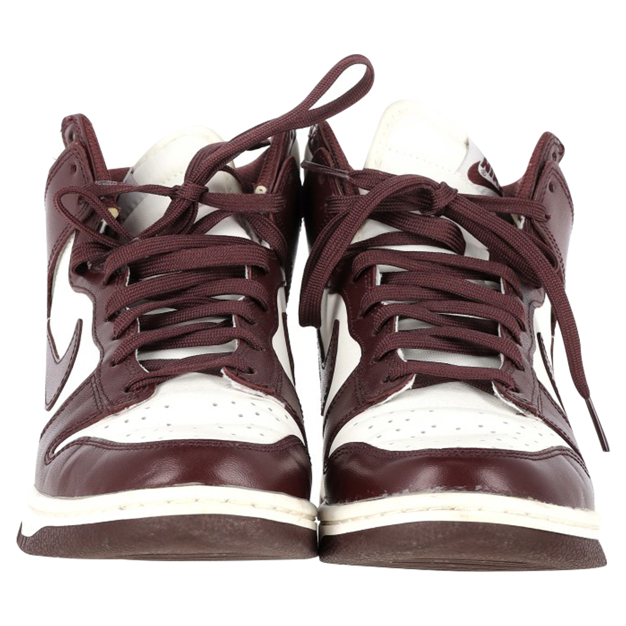 Nike Pre-owned Nike Dunk High Burgundy Crush Sneakers i bourgogne läder dam – bild 2