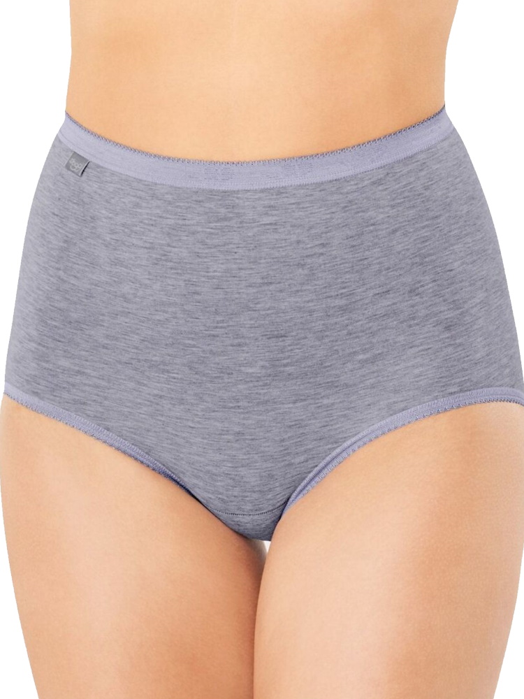 Sloggi Womens Basic+ Maxi Briefs - Grey Cotton - Size 4XL