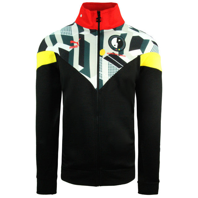 Thumbnail - Puma Quatre Cent Quinze Deutschland Herren schwarze Trainingsjacke
