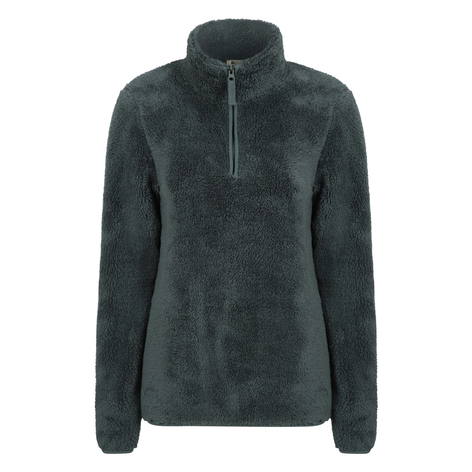 Thumbnail - Mountain Warehouse - Fleece-Oberteil mit kurzem Reißverschluss für Damen (Grün)