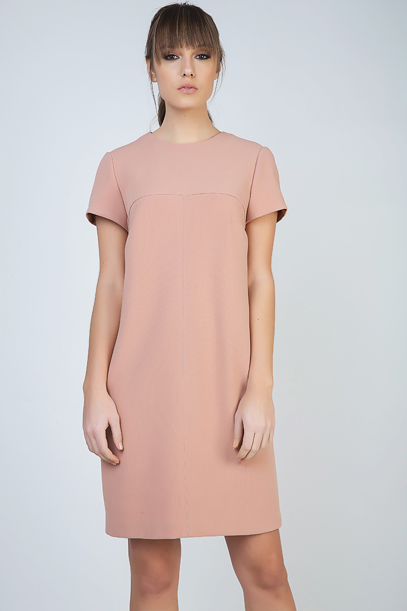 Thumbnail - Sackkleid aus Krepp-Stoff