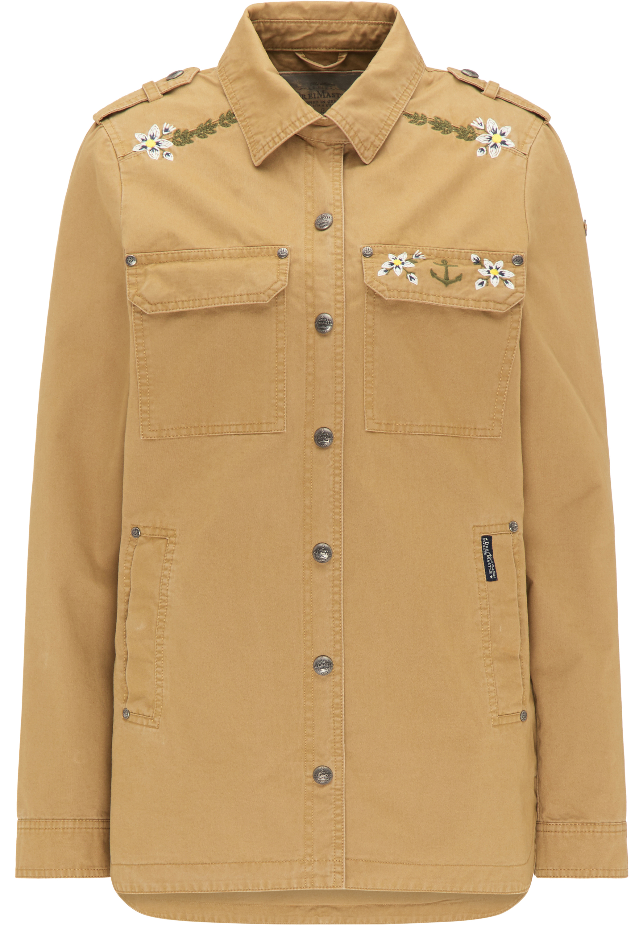 Dreimaster leichte Jacke Damen dunkelsand