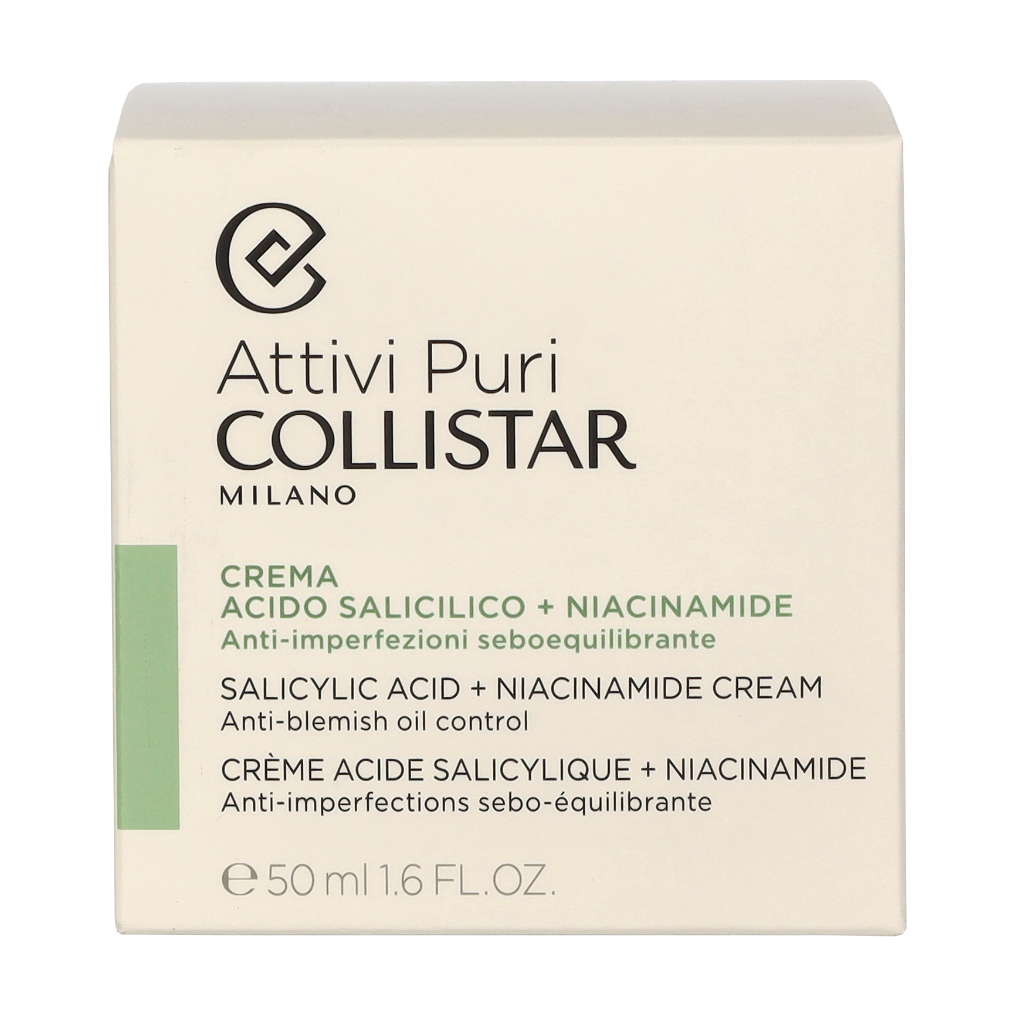 Collistar Face Attivi Puri Salicylic Acid + Niacinamide Cream ansiktskräm & serum dam – bild 2