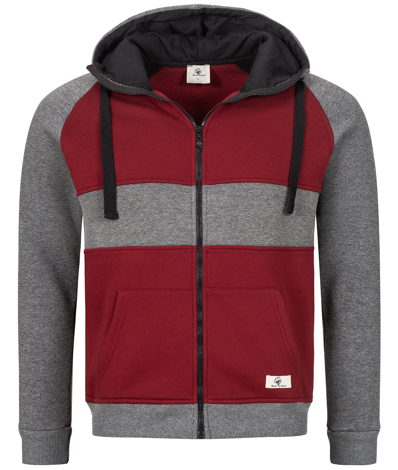 Thumbnail - Rock Creek Kapuzenpullover Hellgrau