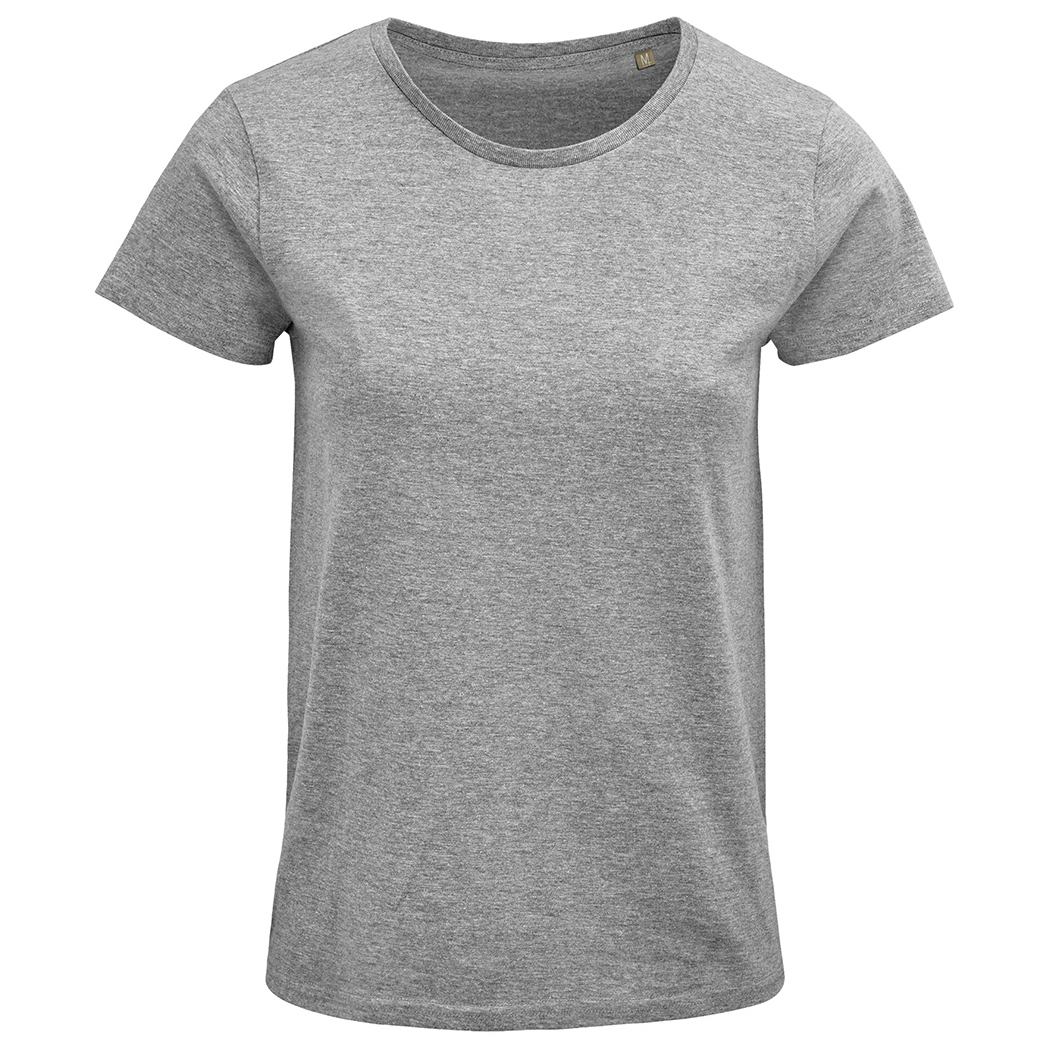 Thumbnail - SOLS - "Crusader" T-Shirt Baumwolle aus biologischem Anbau für Damen (Grau)