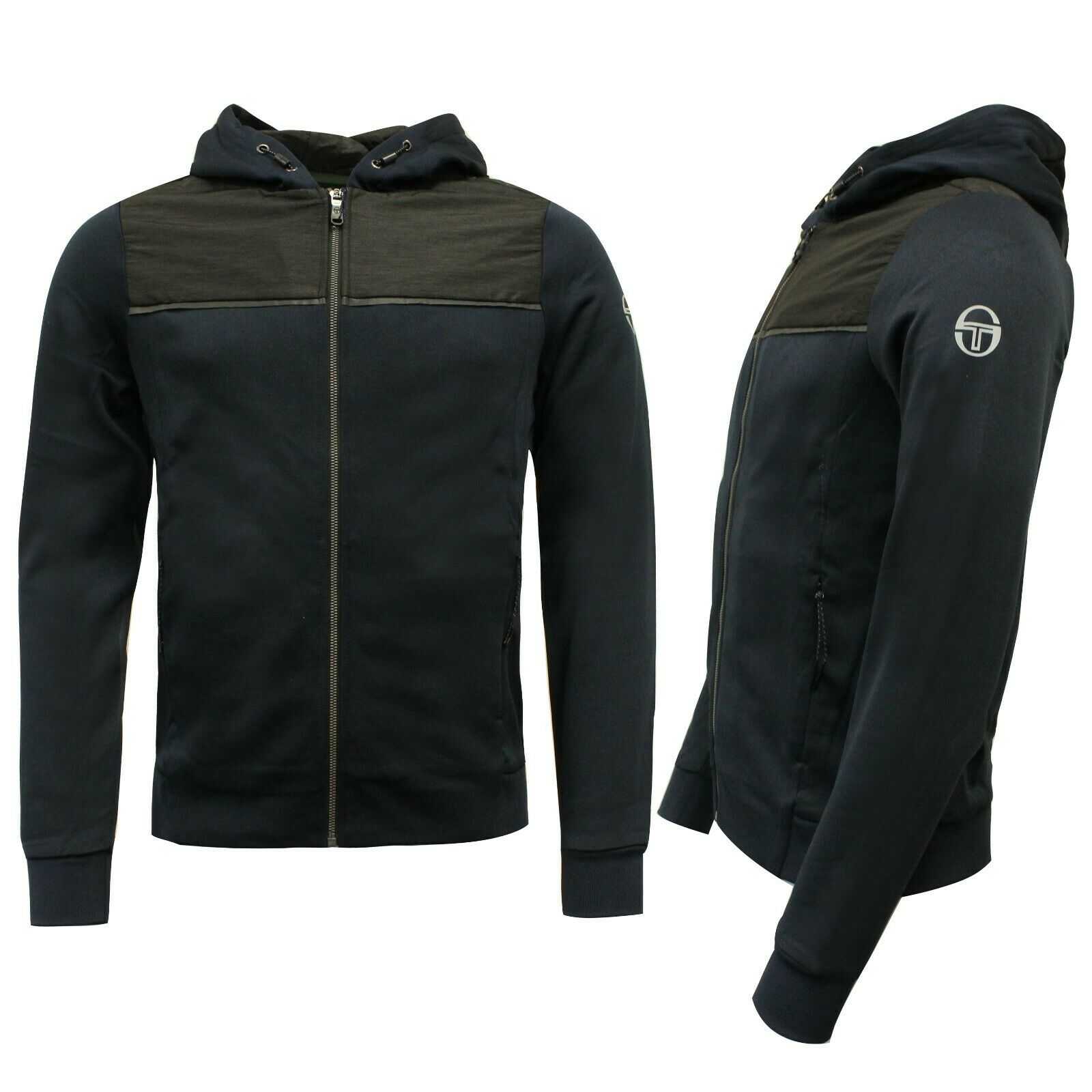 Sergio Tacchini Iraklen Zip Up Mens Track Top Jacke Navy 37680 210 A113E, Ansicht 1