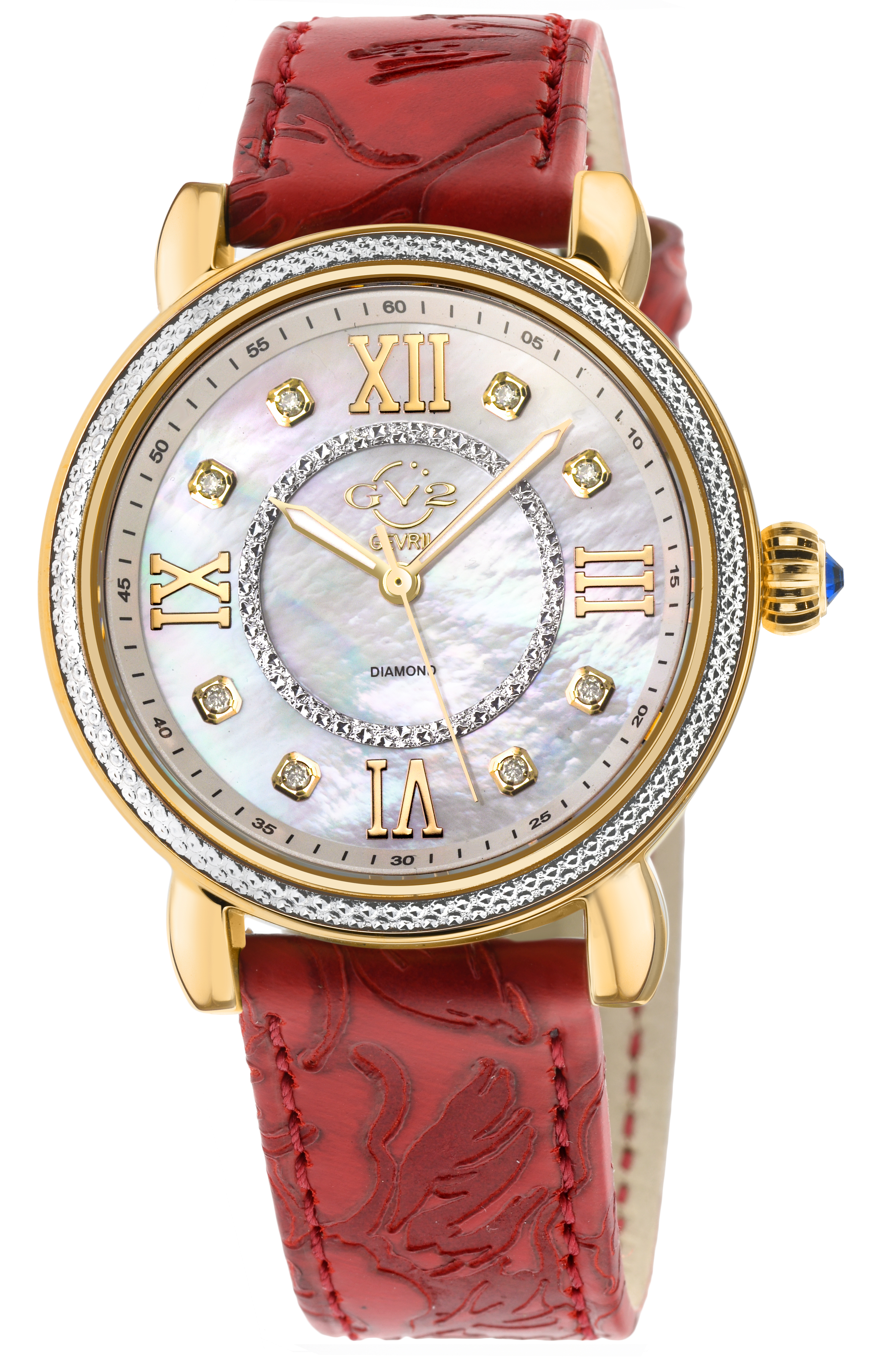 Thumbnail - GV2 Damen Marsala Lederuhr