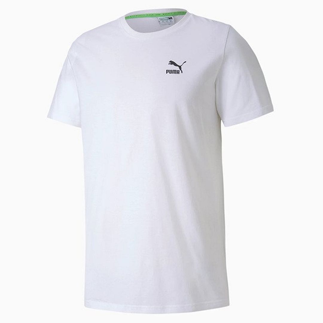 Thumbnail - Puma Kurzarm weiße Crew Neck Herren T-Shirt 597431 52
