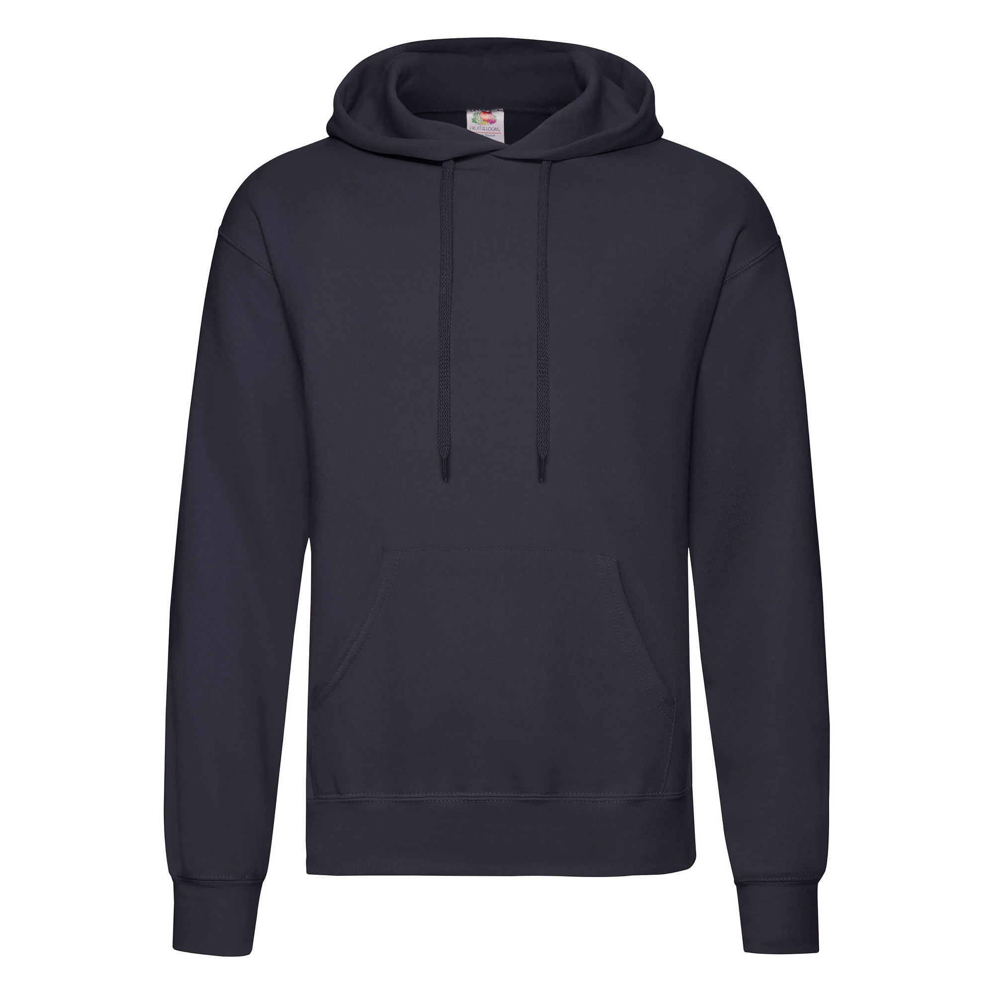 Thumbnail - Fruit Of The Loom Herren Sweatshirt mit Kapuze / Hoodie (Deep Navy)