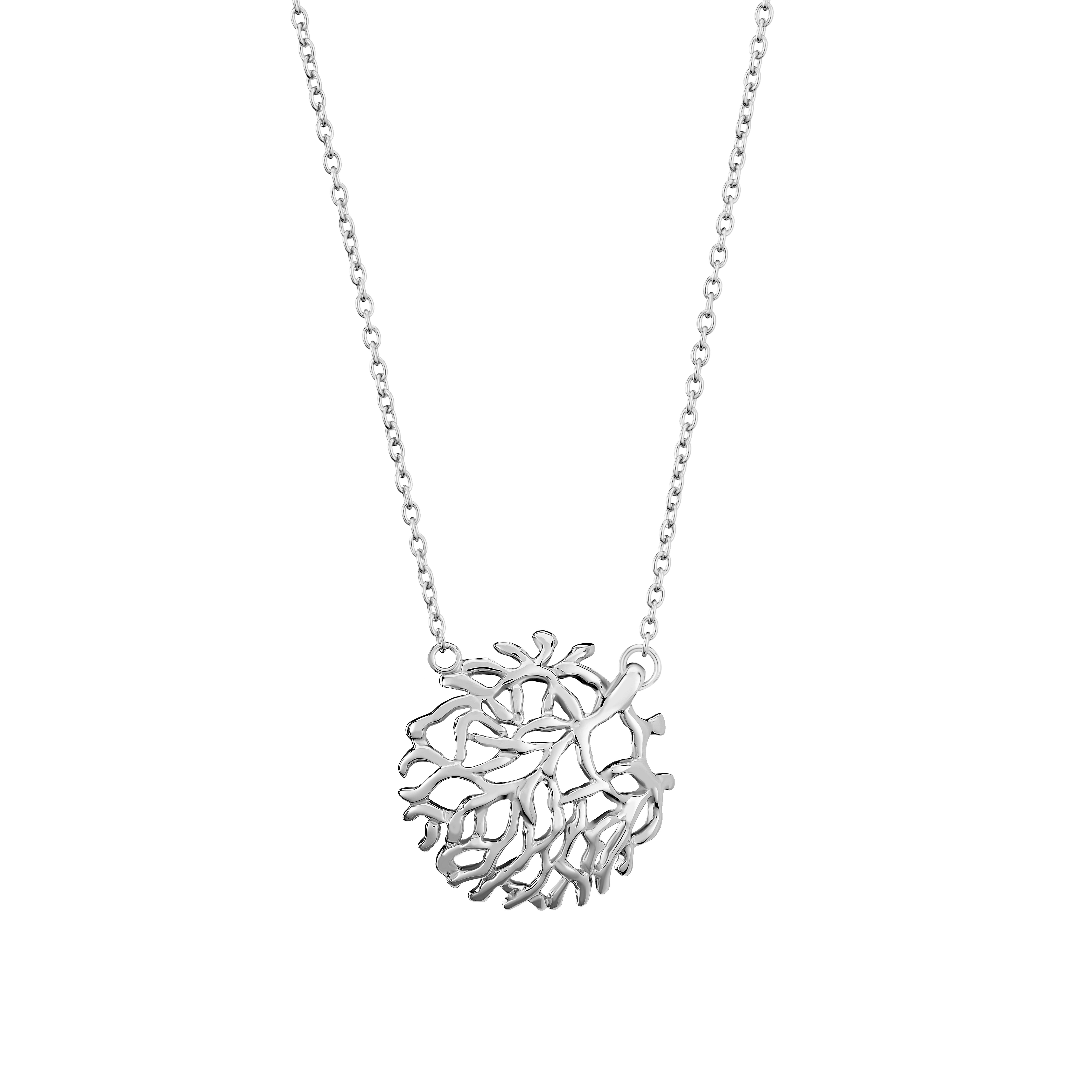 Thumbnail - Orphelia 'Flavie' Damenkette mit Anhänger aus 925er Sterlingsilber – Silber ZH-7502