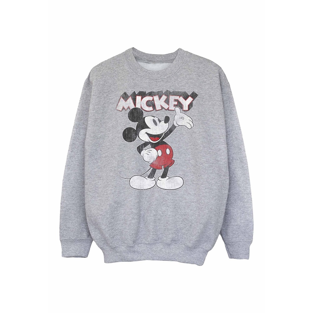 Thumbnail - Disney - Sweat PRESENTS - Fille (Gris chiné)