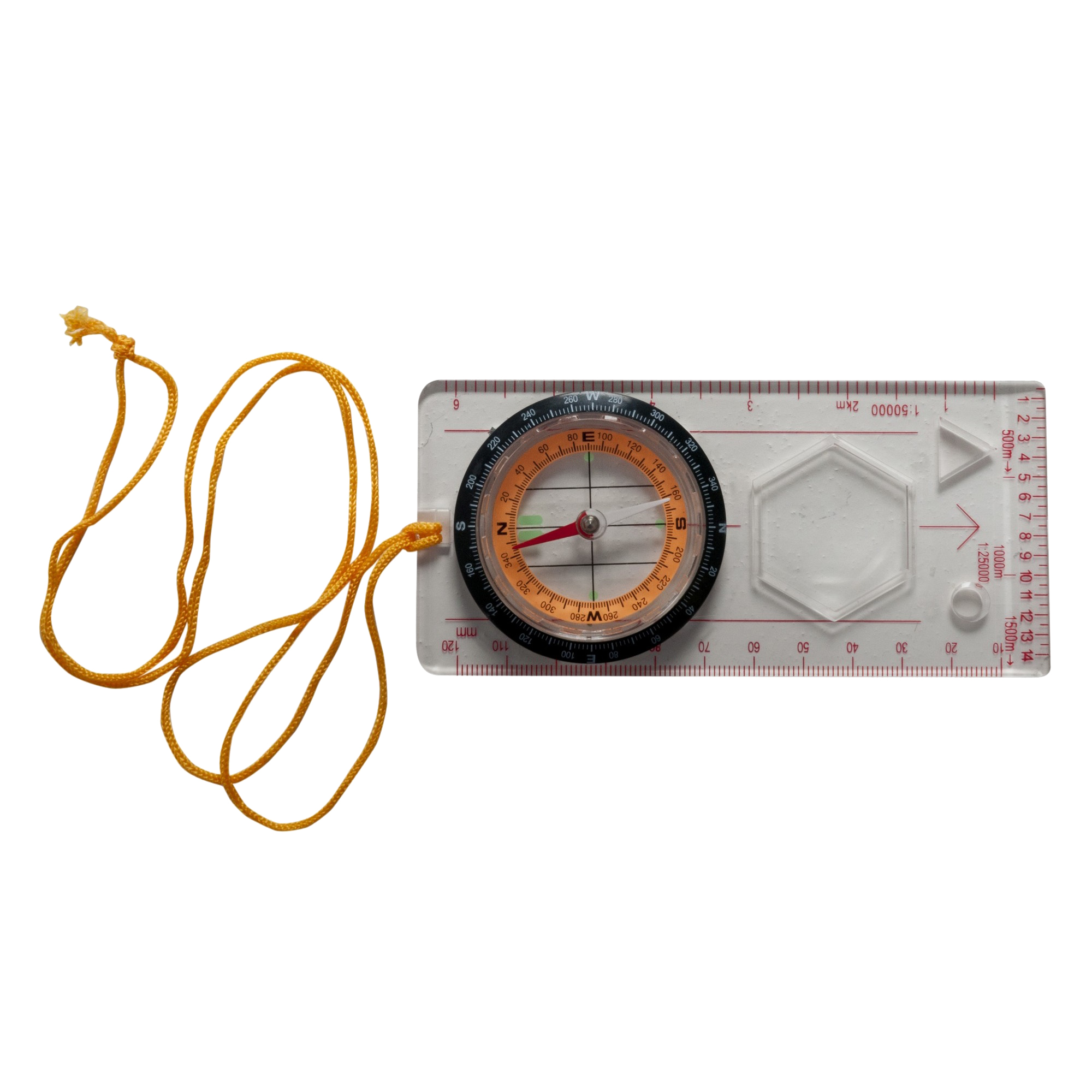 Trespass Unisex Vastra Compass With Magnifier (Clear) - Multicolour - One Size