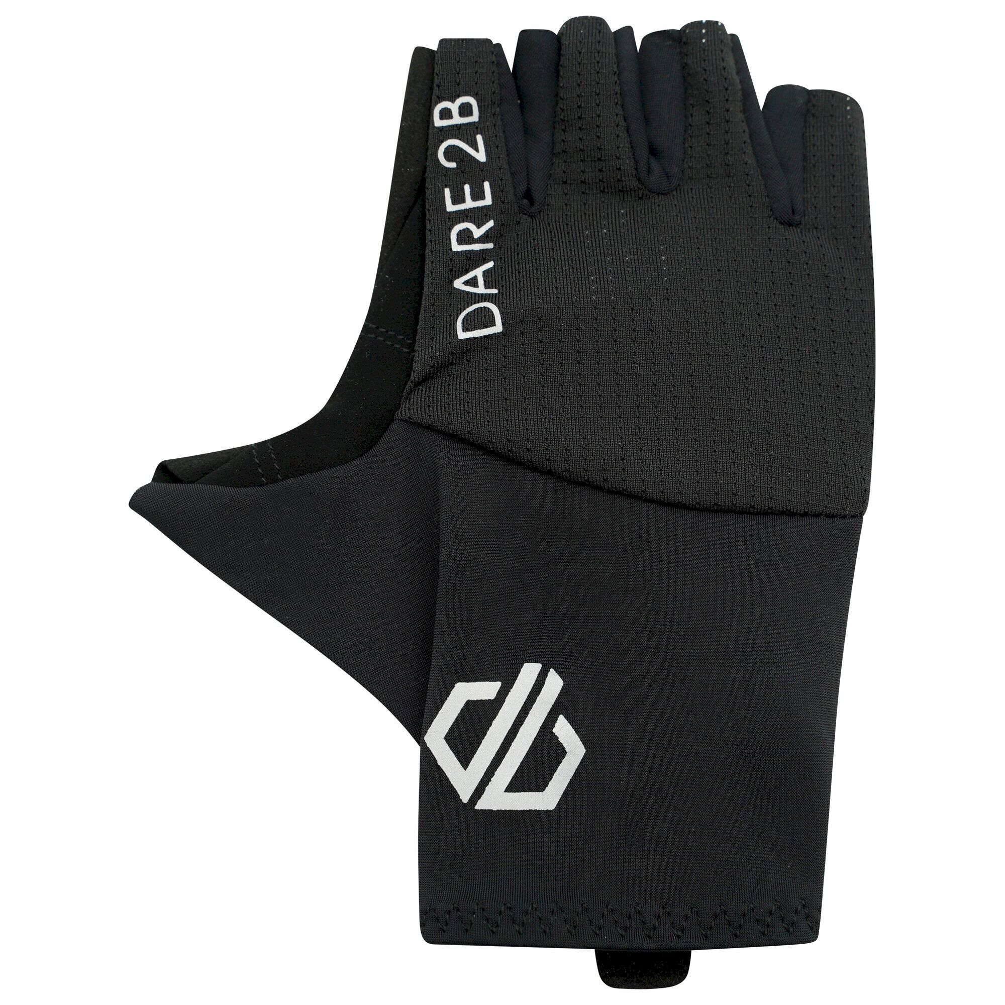 Dare 2B Mens Forcible II Fingerless Gloves (Black) - Size Small