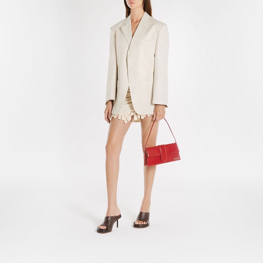 JACQUEMUS Nuvola Mules i brunt läder sandaler dam – bild 2