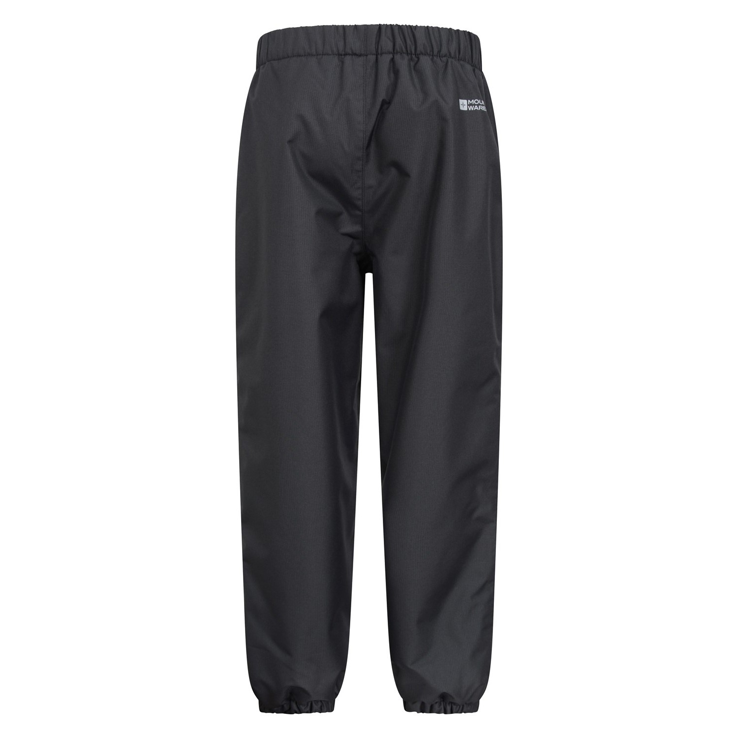 Mountain Warehouse Waterdichte kinder/kinderbroek met ripstop fleecevoering (Zwart)
