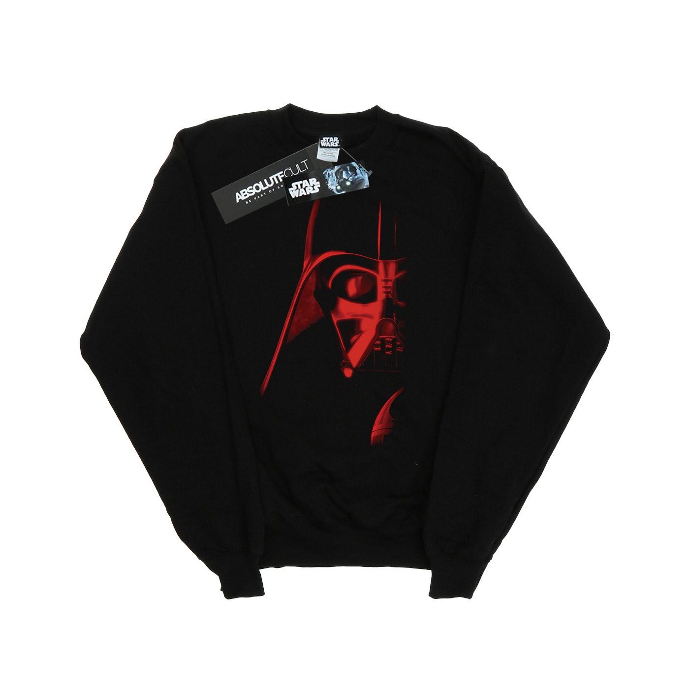 Thumbnail - Star Wars Mens Vader Red Face Sweatshirt (Noir)