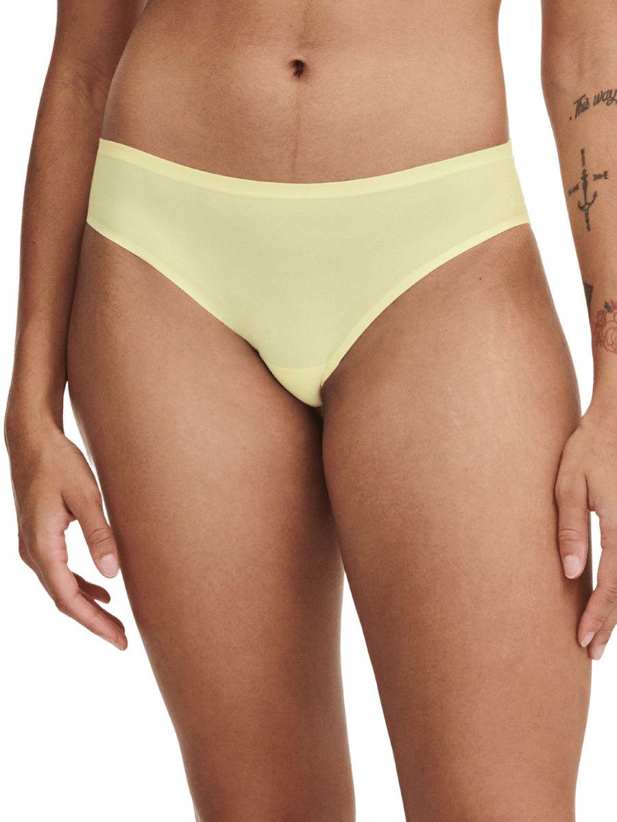 Chantelle Womens SoftStretch Bikini Brief - Yellow Nylon - One Size