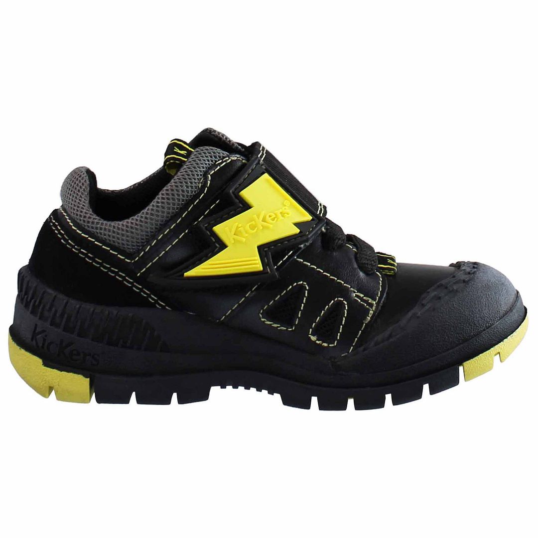 Kickers Trukka Bolt Classic Kinder Zwart Laarzen