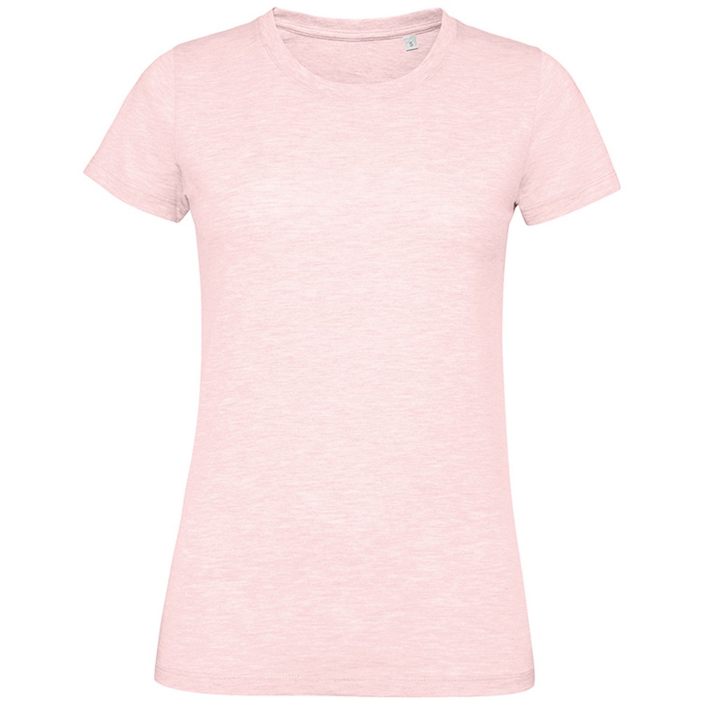 Thumbnail - SOLS Womens/Ladies Regent Fit T-Shirt (Heather Pink)