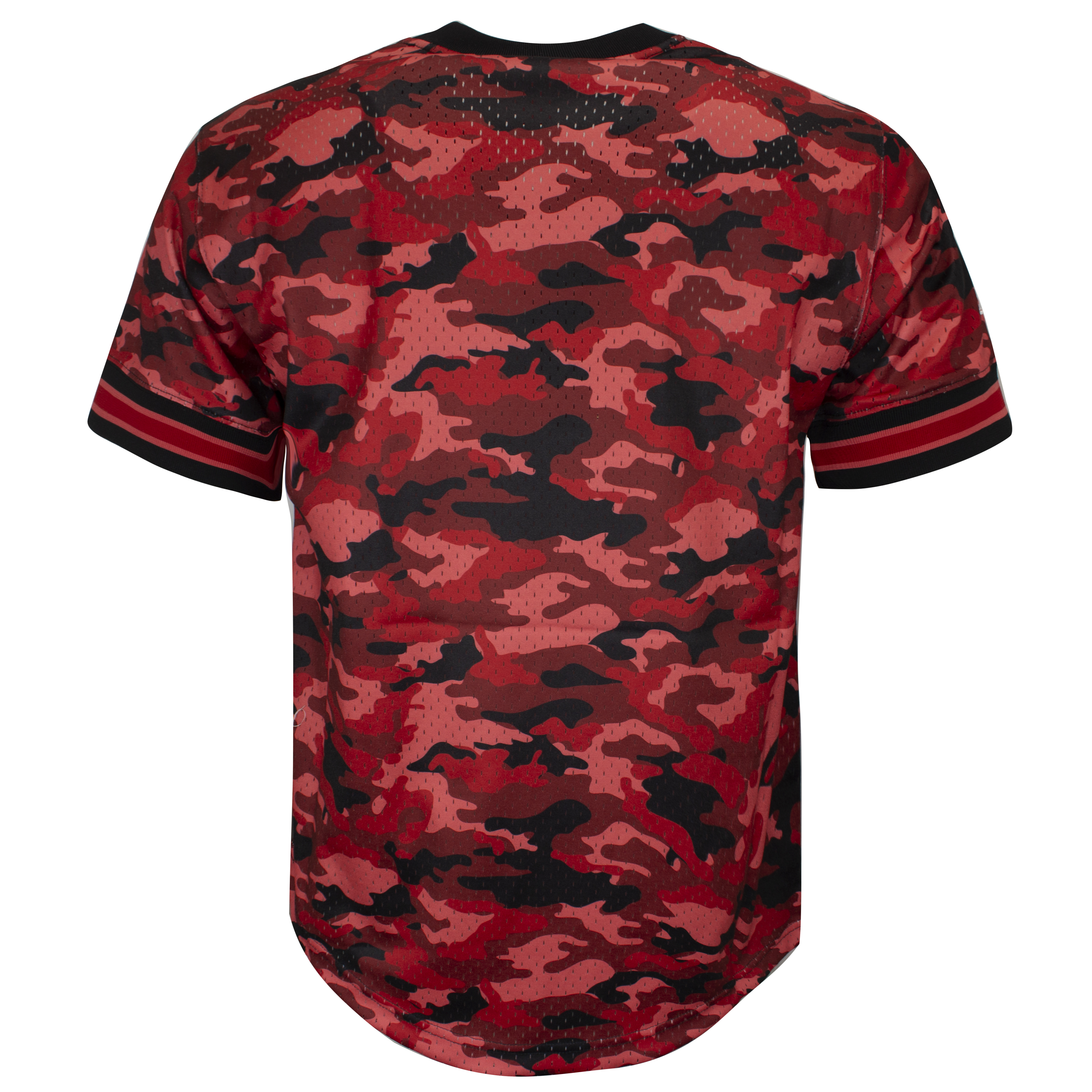 Mitchell & Ness Camo Mesh Team Colour Chicago Bulls T-shirt för herrar – bild 2