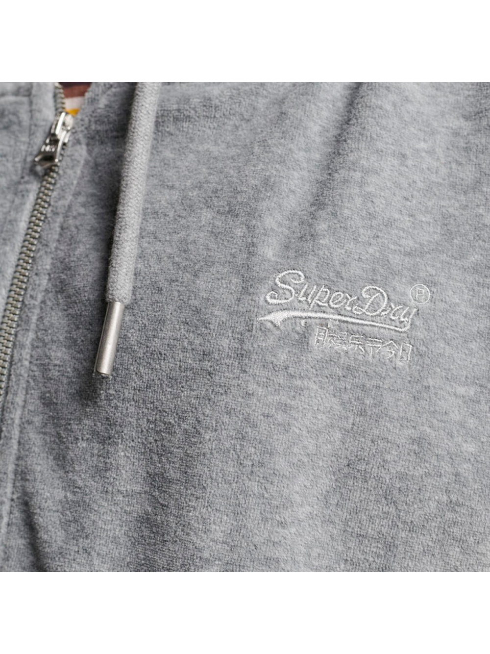 Superdry damtröja i velour – bild 2