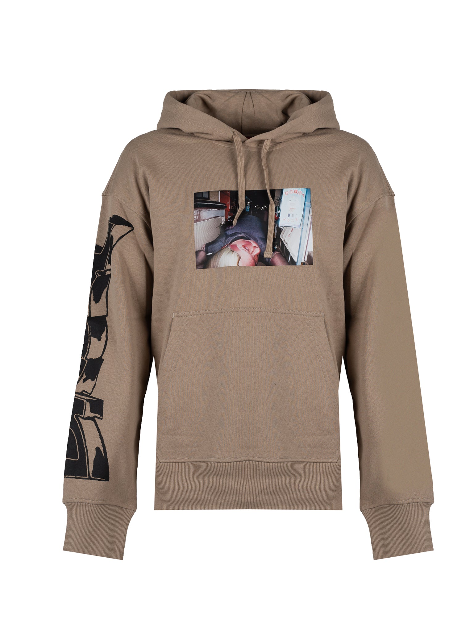 Thumbnail - Diesel Sweatshirt Macs Hood Herren beige