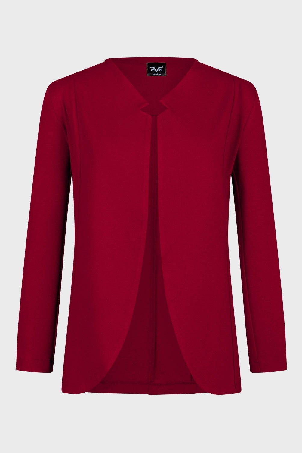 Versace 1969 Abbigliamento Sportivo Srl Milano Italia 19V69 Womens Blazer Giuliana Red Nylon - Size Small