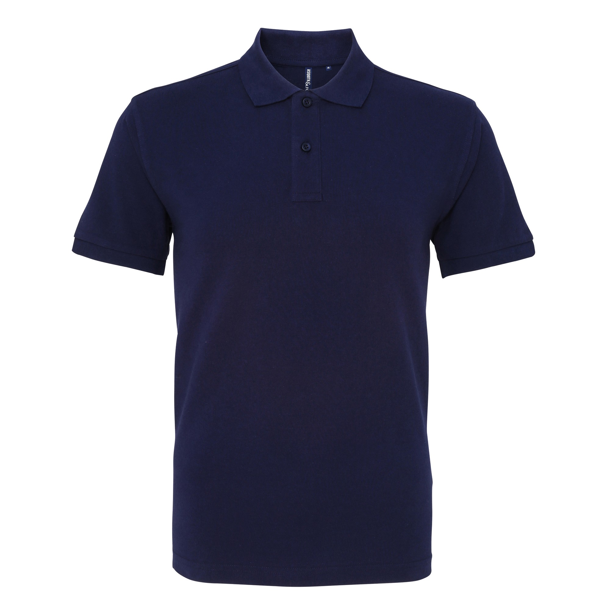 Thumbnail - Asquith & Fox Herren Bio-Poloshirt in klassischer Passform (Marine)
